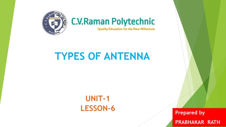 Types of High Frequency Antennas: Yagi-Uda & Rohmbus