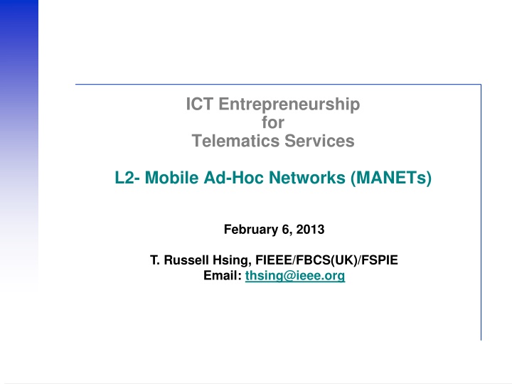 Addressing Key Challenges in Mobile Ad-Hoc Networks