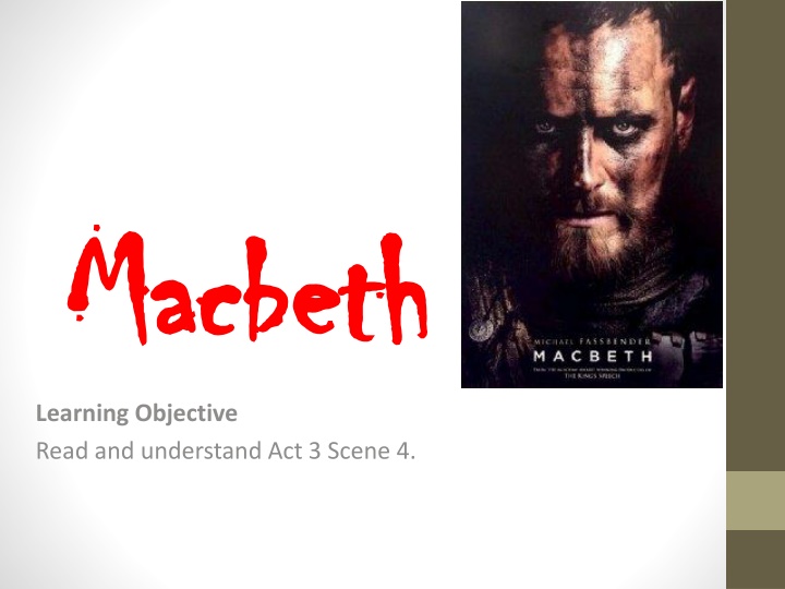 Macbeth: Act 3 Scene 4 Analysis