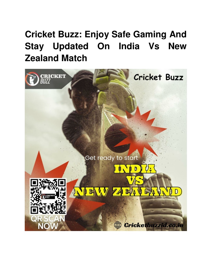 cricket buzz enjoy safe gaming and stay updated n.w