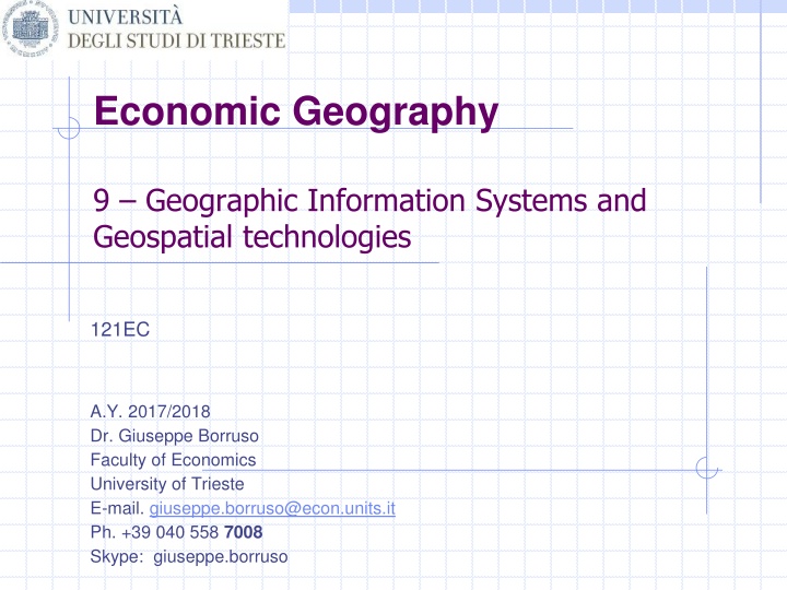 Economic Geography