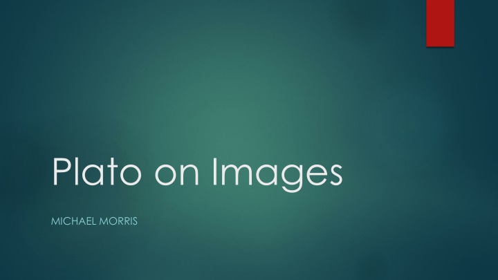 Plato's Theory of Artistic Images