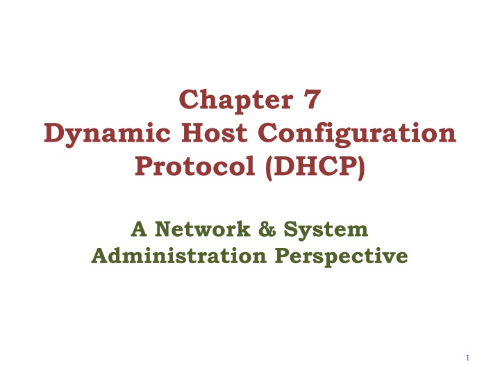 DHCP Configuration Guidelines for Ubuntu Systems