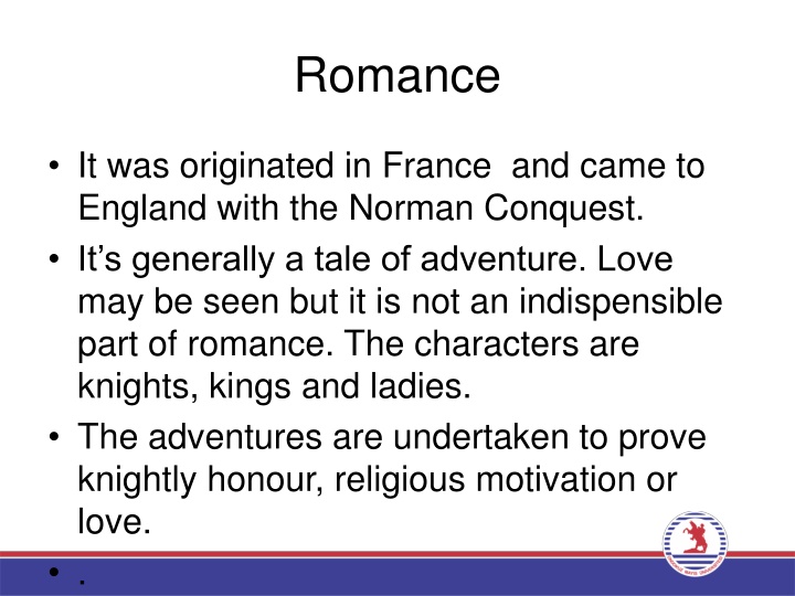Origins and Traditions of Romance in Medieval Literature