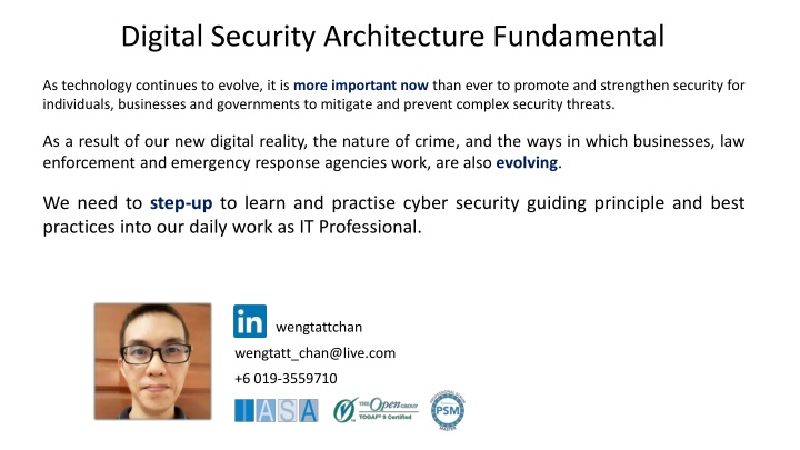 Strengthening Cyber Security in Digital Era