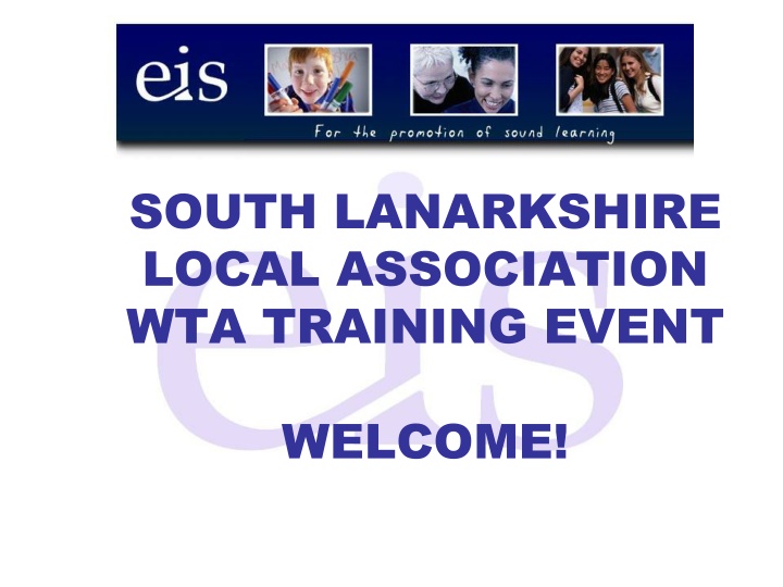 South Lanarkshire WTA Training Event Agenda