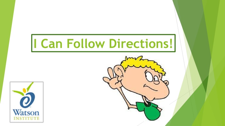Following Directions in School