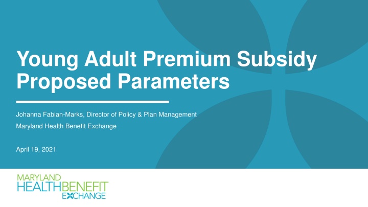 Young Adult Premium Subsidy Program Parameters