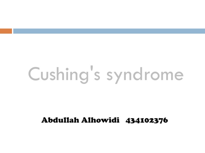 Cushing's Syndrome: Causes, Diagnosis & Management