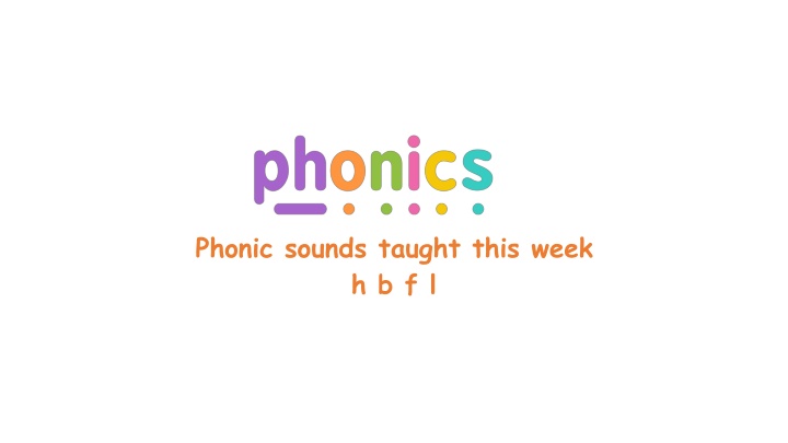 Fun Week Learning Phonic Sounds