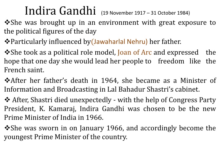 Indira Gandhi: Political Legacy and Economic Reforms