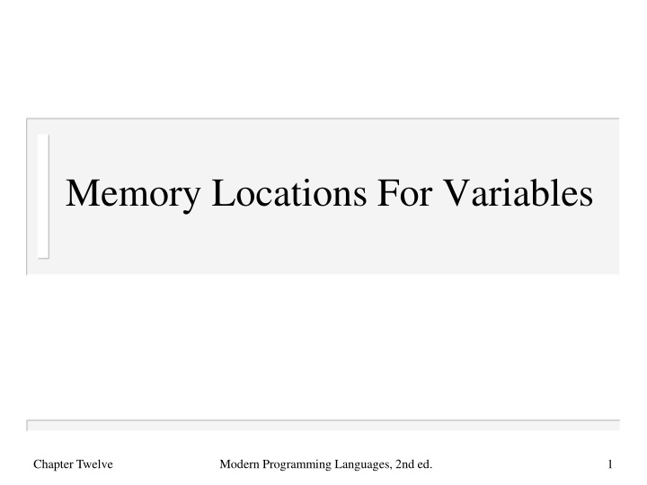 Actions in Implementing Subprograms