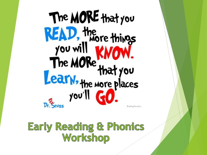 Early Reading & Phonics Workshop Overview