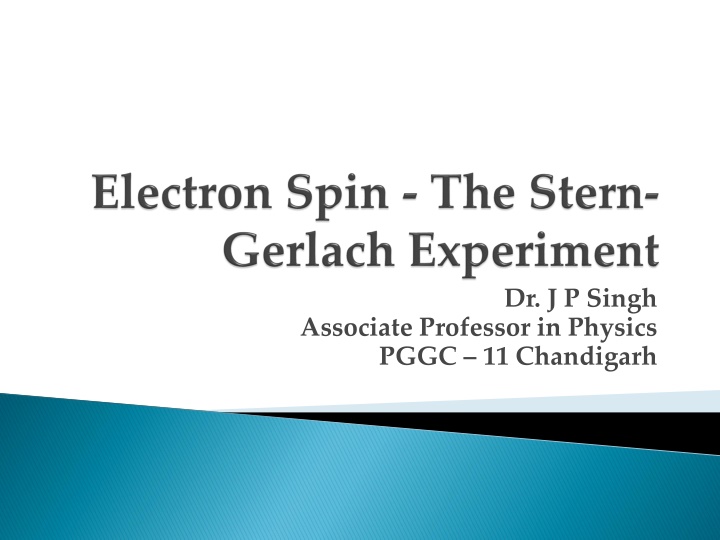 Magnetic Forces on Silver Atoms