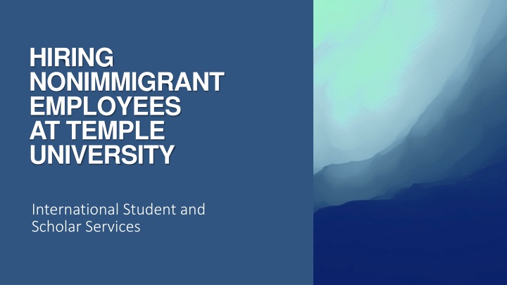 Department Chair Appointments and Lecturer Hiring Overview