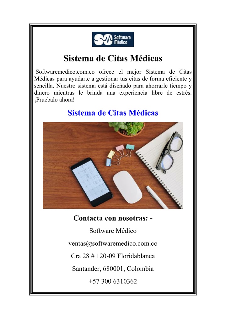 sistema de citas m dicas n.w