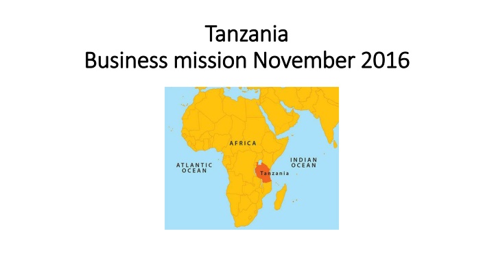 Tanzania's Diverse Economy Sectors