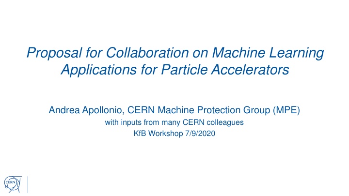 Collaborating on Machine Learning for Particle Accelerators