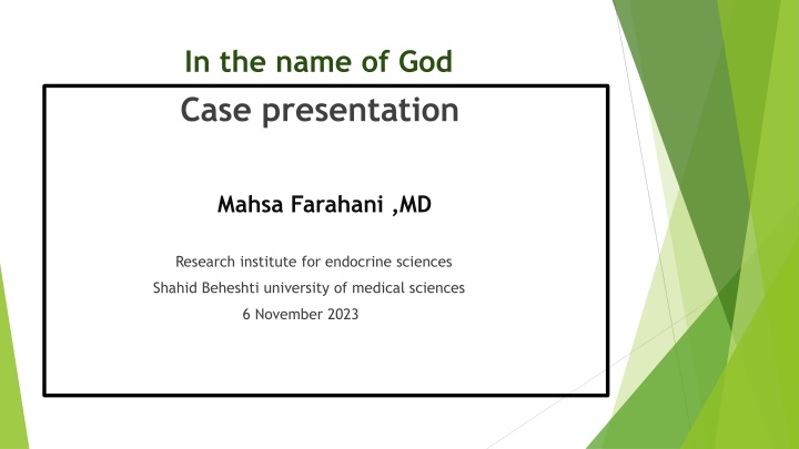 Case Presentation: 25-Year-Old Woman with Multiple Symptoms