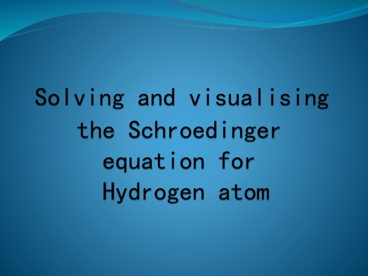 Solving Time-Independent Schrödinger Equation in Spherical Coordinates