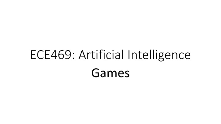 AI Games: Competitive Environments and Game Theory