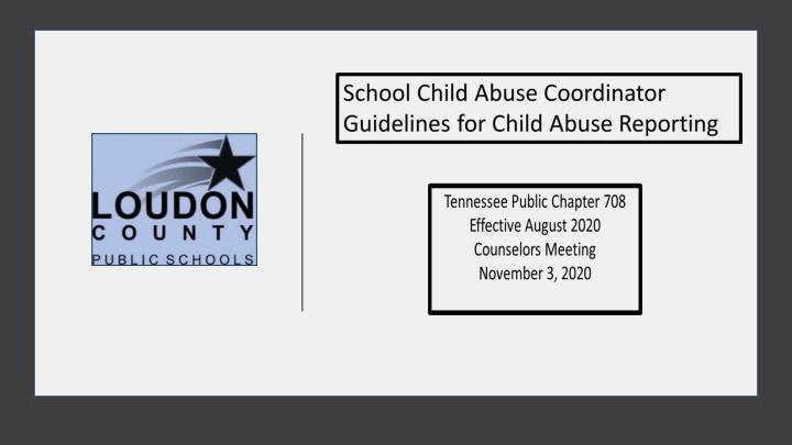 Child Abuse Coordinator Duties and Responsibilities