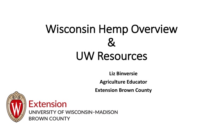 Wisconsin Hemp Overview & Resources
