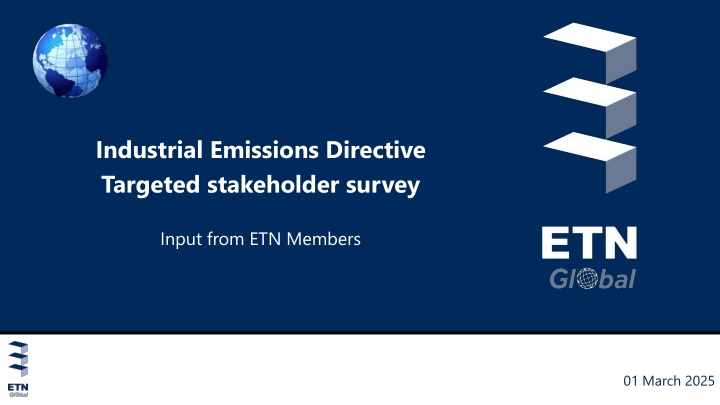 Industrial Emissions Directive Stakeholder Survey Insights