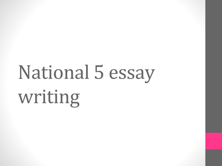Key Elements for Effective Essay Writing