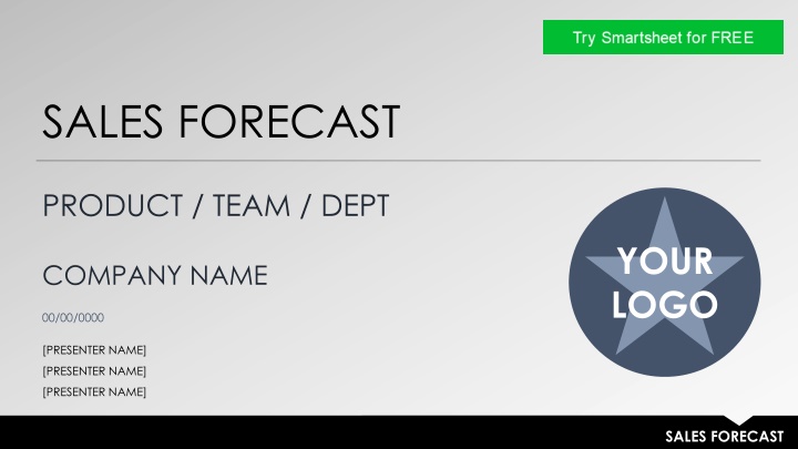 Sales Forecast Presentation for Your Company