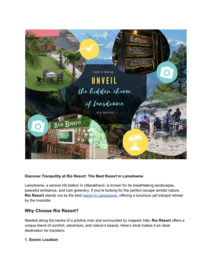 discover tranquility at rio resort the best n.w