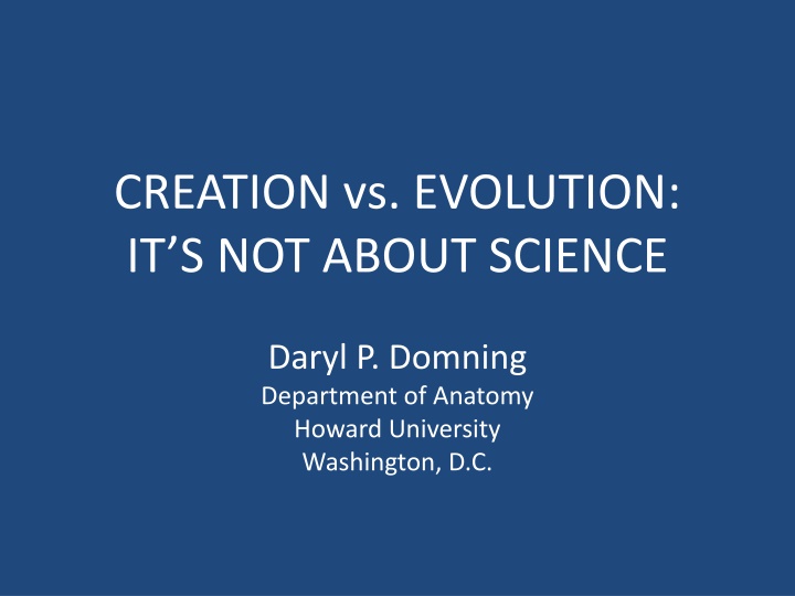 Creation vs Evolution: Addressing Existential Concerns