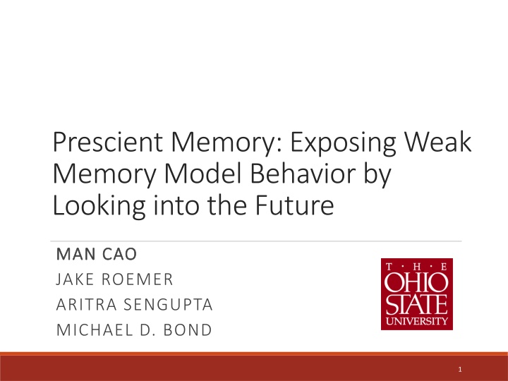 Exposing Weak Memory Model Behavior