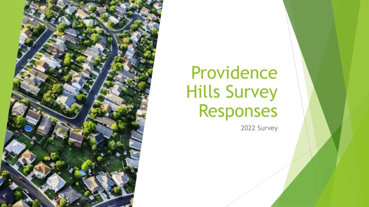 Providence Hills Survey Responses