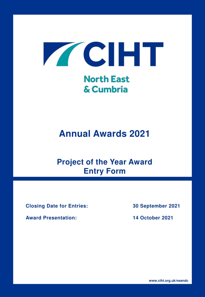 Annual Awards 2021: Project of the Year