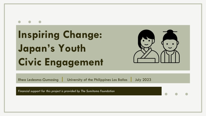 Inspiring Change: Japan's Youth Civic Engagement Study