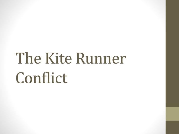 Key Conflicts in The Kite Runner