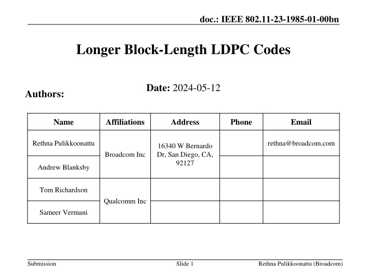 Enhancing WiFi Error Correction with Longer LDPC Codes