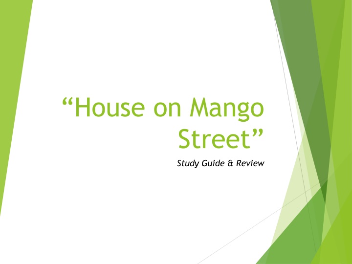 House on Mango Street Guide