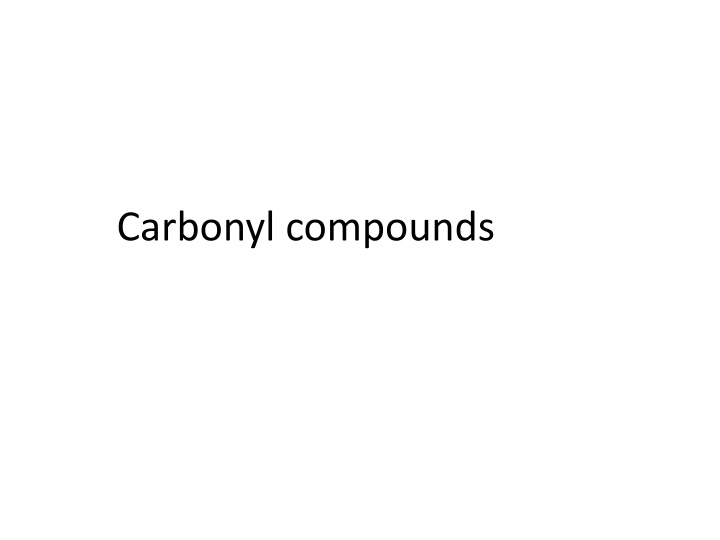 Metal Carbonyl Compounds: Structure, Synthesis, and Reactions