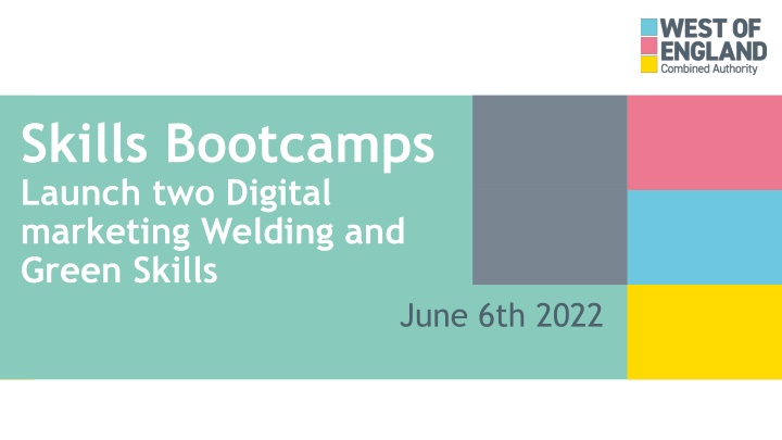 Skills Bootcamps Launch - Digital Marketing, Welding, Green Skills