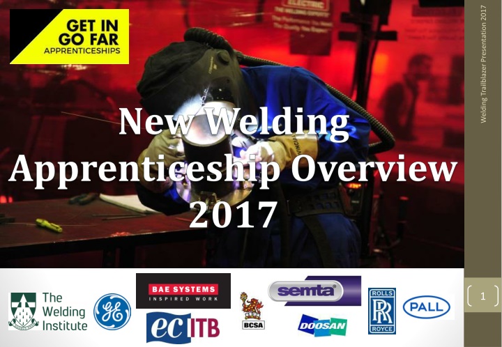 Welding Apprenticeship Standards 2017 Presentation