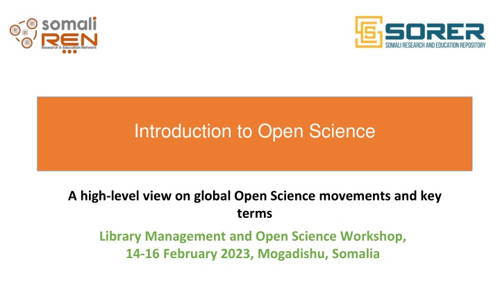 Overview of Global Open Science Movements