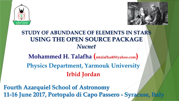 Study of Abundance of Elements in Stars Using Nucnet Package