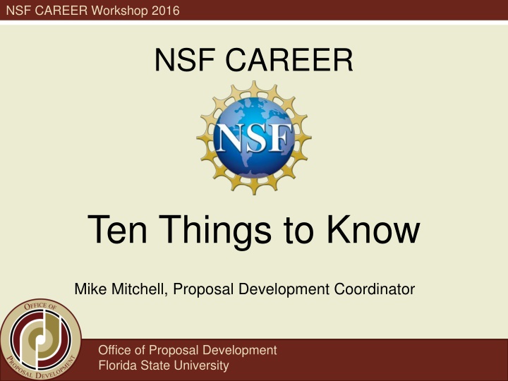 Essential Tips for NSF CAREER Proposal Success
