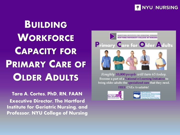 Building Workforce Capacity for Primary Care of Older Adults