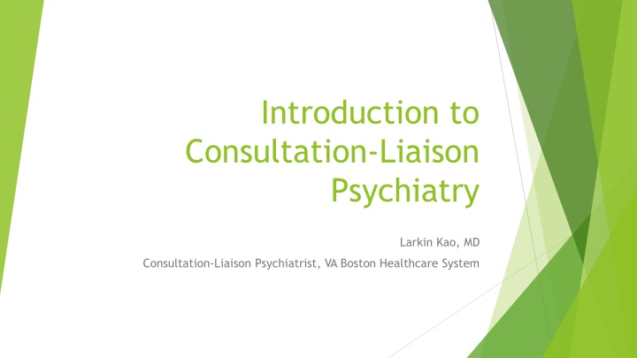 Consultation-Liaison Psychiatry