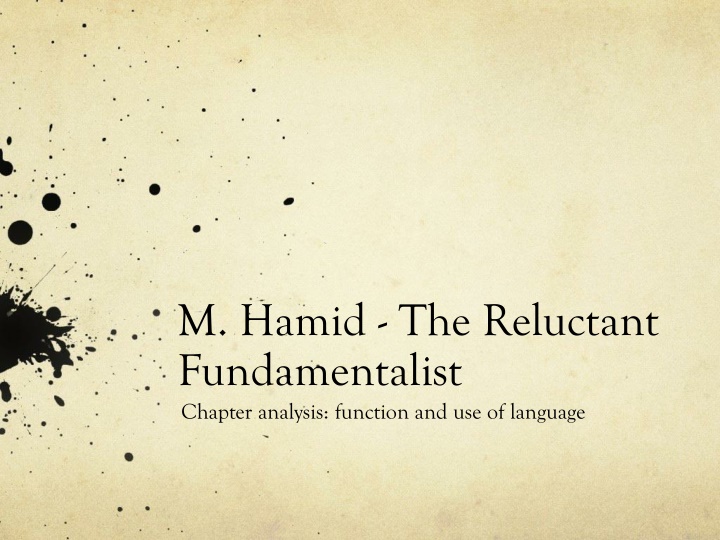 M. Hamid - The Reluctant Fundamentalist