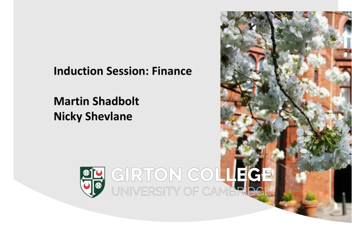 Girton College Finance Department Overview