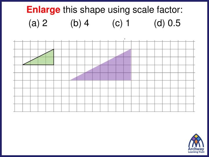 Shape Enlargement and Transformation